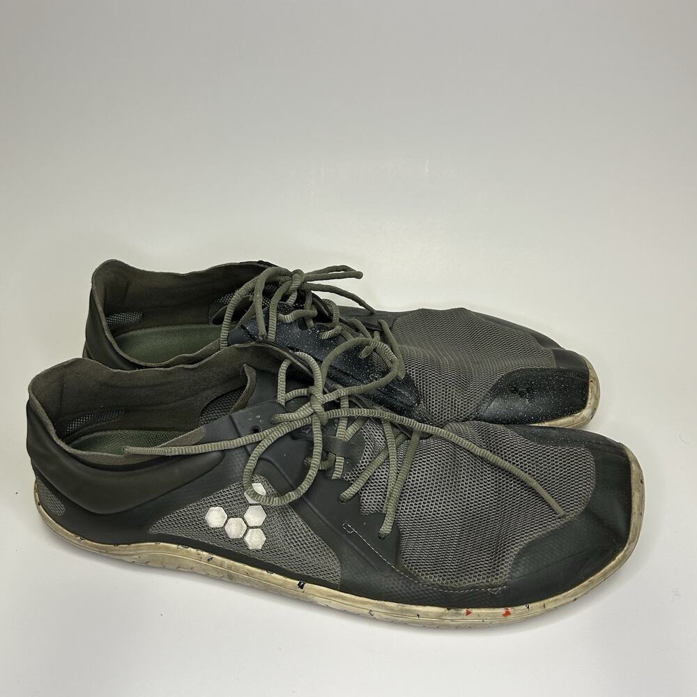 Vivobarefoot Primus Lite III Mens 12 Green Minimalist Running Shoes EU 46